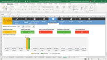 Load image into Gallery viewer, Planilha de Contas a Pagar em Dashboard