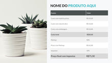 Load image into Gallery viewer, Apresentação de Precificação de Produtos em Powerpoint