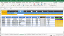 Load image into Gallery viewer, Planilha de Contas a Pagar em Dashboard