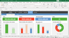 Load image into Gallery viewer, Pacote com Planilhas e Apostila: Planejamento Financeiro em Excel