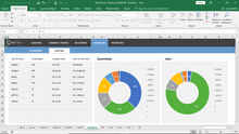 Load image into Gallery viewer, Planilha de Controle de Ações para Investidores em Excel 4.0