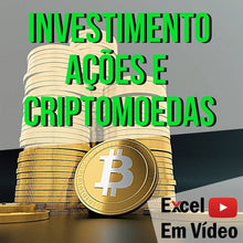 Load image into Gallery viewer, Investimento Ações e Criptomoedas