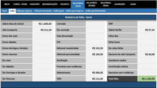 Load image into Gallery viewer, Planilha Folha de Pagamentos completa -Janeiro a Dezembro- Para 100 Funcionários - Versão 7.1