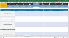 Load image into Gallery viewer, Planilha de Controle Completo de Avaliação de Desempenho em Dashboard
