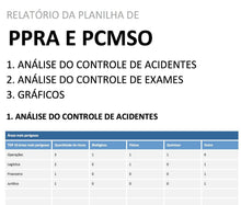 Load image into Gallery viewer, Planilha de PPRA e PCMSO em Excel 4.0
