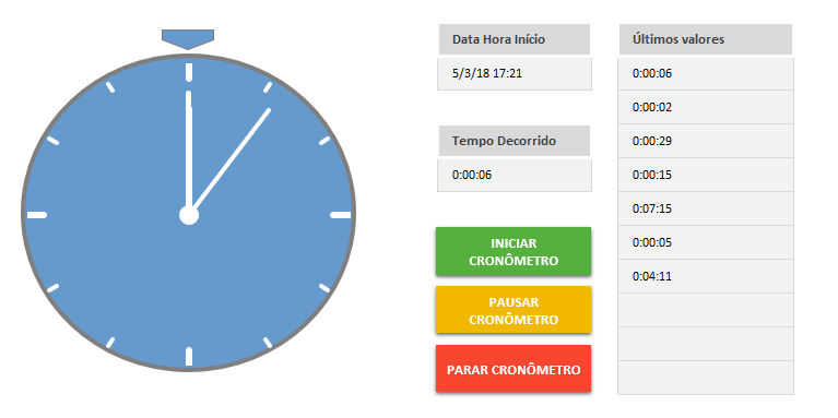 Planilha de Timesheet em Excel –