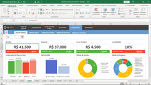 Load image into Gallery viewer, Pacote com Planilhas e Apostila: Controle Financeiro em Excel
